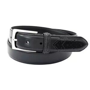 Florsheim Men's 2092 Grain Leather Wing Tip Dress Belt